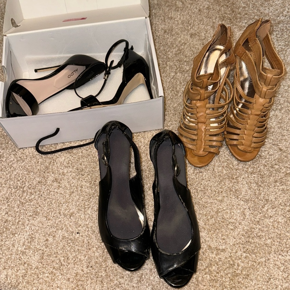 Aldo Women’s Heels + 2 free gifts (USED)
